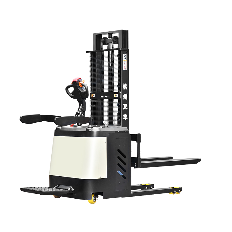 2 tonnia Stand-On Electric Staleet Stacker -hissi 3M