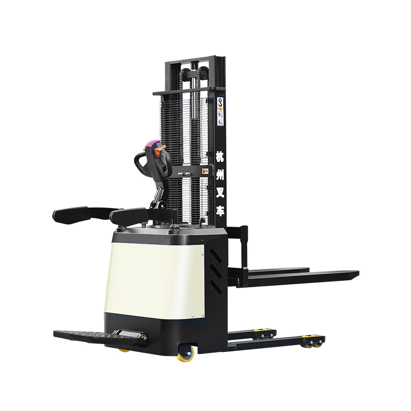 1,5 tonnia Stand-On Electric Staleet Stacker nosto 3M